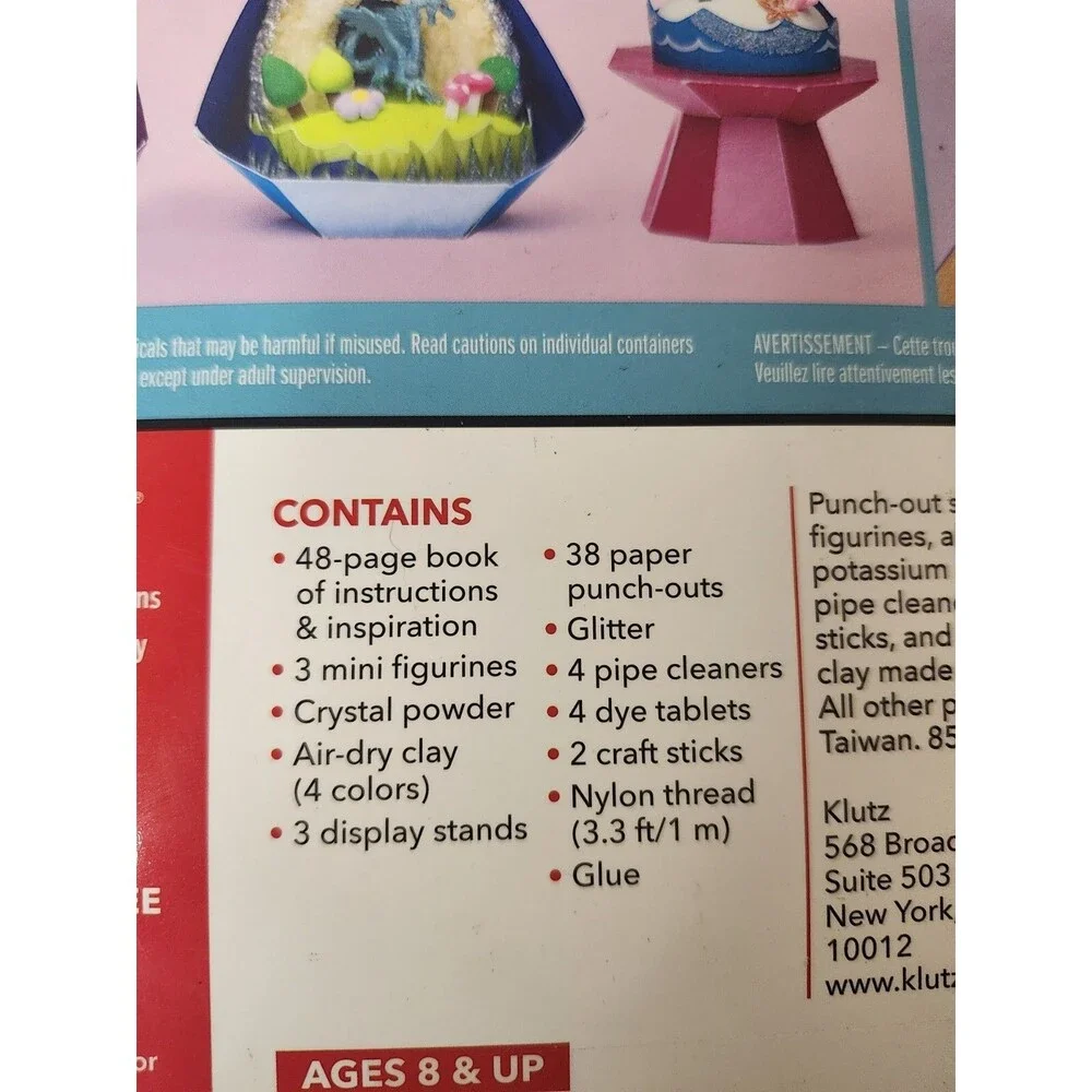 Klutz Grow Your Own Crystal Mini Worlds Science & Activity Kit